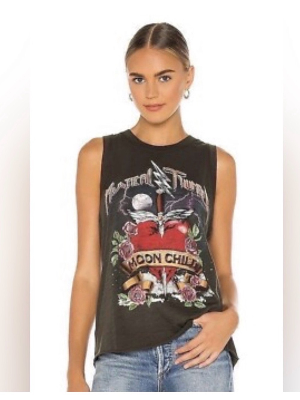 🌸Spell🌸 Mystical Thunder Moon Child Tee